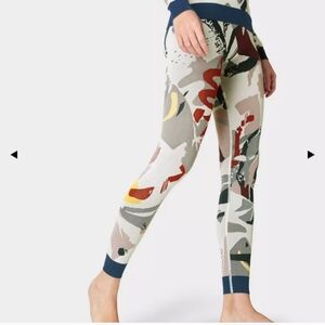 Sweaty Betty Base Layer Thermal Leggings Women's 12/L Ski Snowboard Outdoor